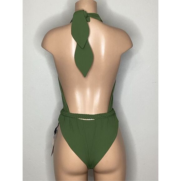 New. Johanna Ortiz green Seashell swimsuit. Small. Retails $495 - Picture 5 of 11